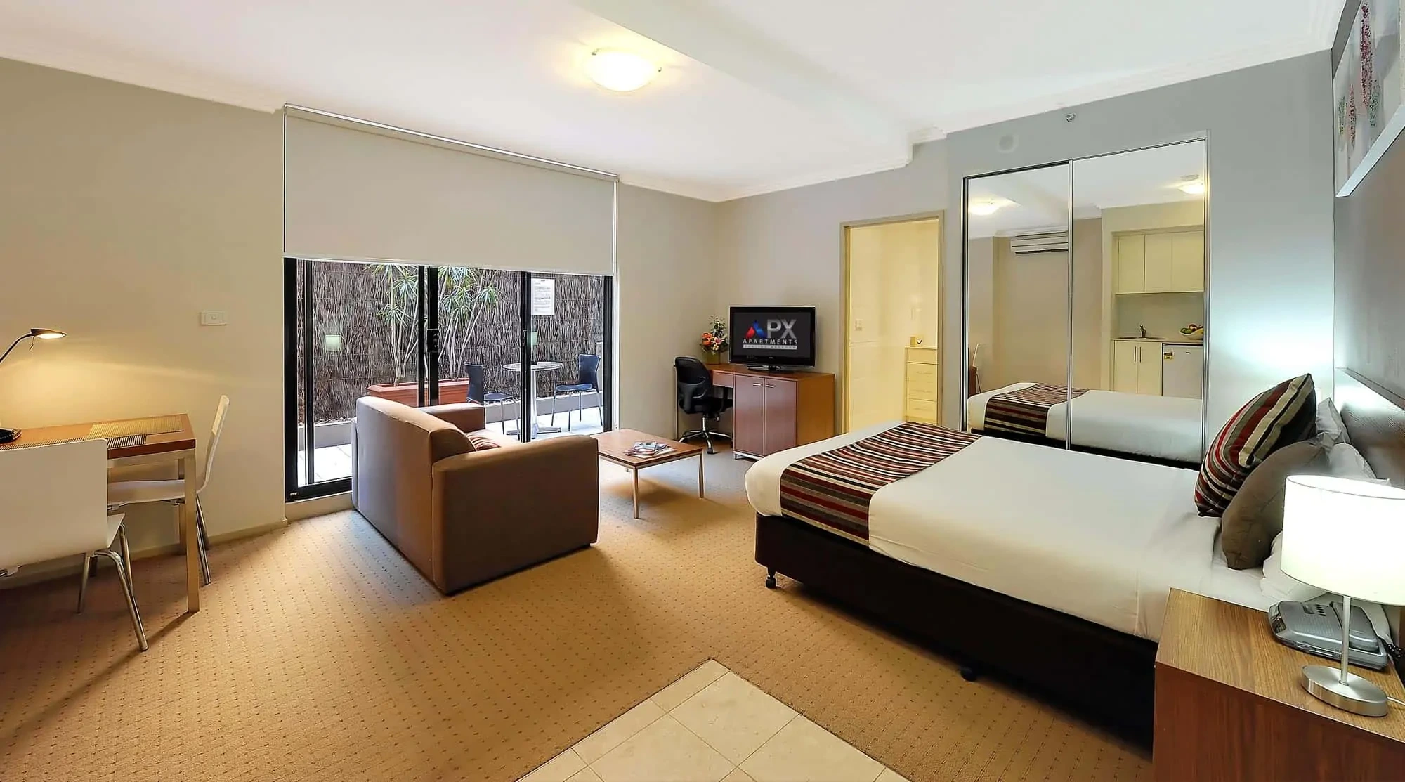 APX Darling Harbour studio apartment 1 bedroom accommodation in Darling Harbour Sydney Australia