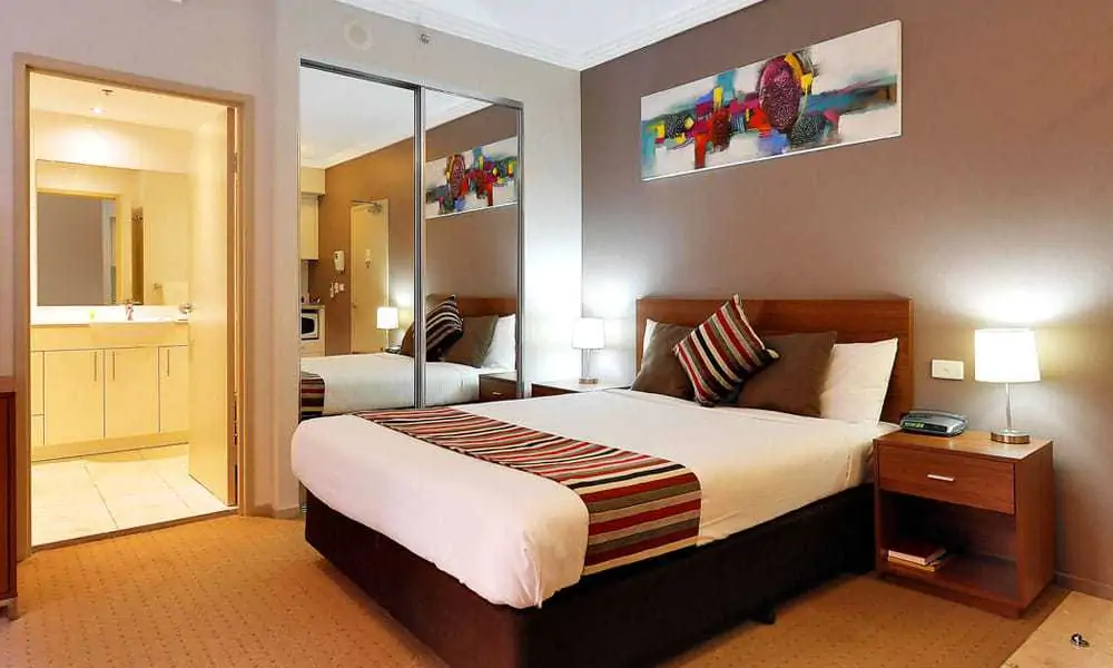 APX Darling Harbour spacious standard studio room accommodation in Sydney Australia