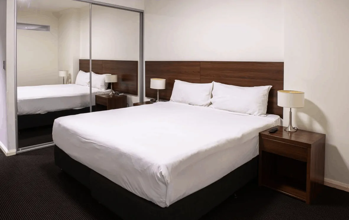 APX Hotels Apartments clean and comfortable one bedroom apartments in World Square Sydney Australia