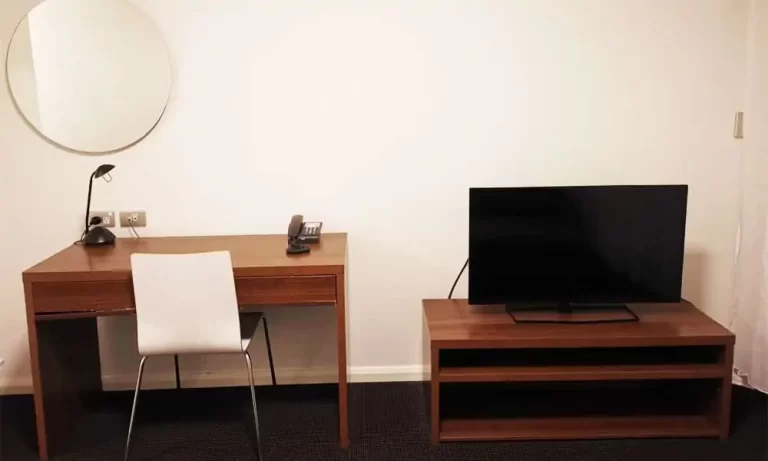 APX World Square Accessible apartments clean and comfortable work station in APX Hotels Apartments Sydney Australia