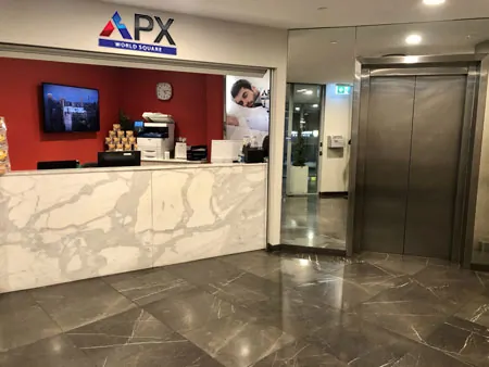 Check-in at APX World Square reception and request for car parking | APX Darling Harbour | hotel parking instruction