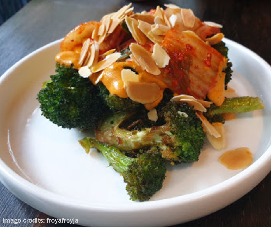Vietnamese broccoli dish | image by freyafreyja | Hello Auntie Sydney Australia | near APX Darling Harbour