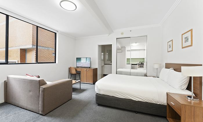 APX Darling Harbour | Standard Studio | Queen Bed | Sydney hotels