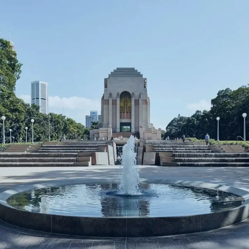 Hyde Park with water | APX Hotels Apartments Sydney Australia