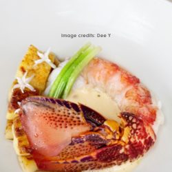 Bennelong shrimp dish | picture by Dee Y | Sydney, Australia near APX World | near Square Darling Harbour