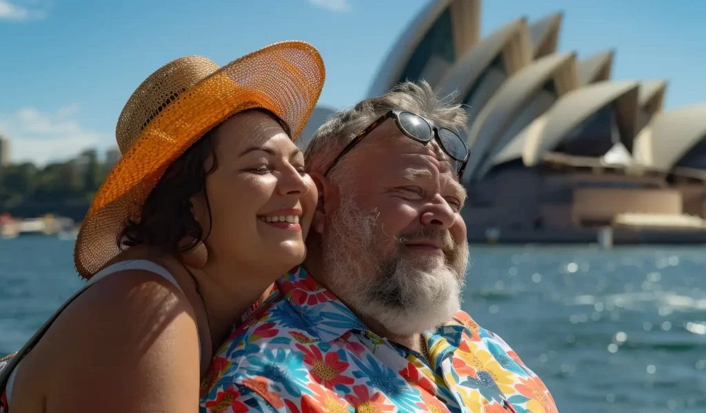 Sydney harbour couples